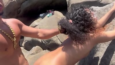 Married 18-year-old chick loses her cage phone and videos of her having fuckfest on Recreo beach are leaked