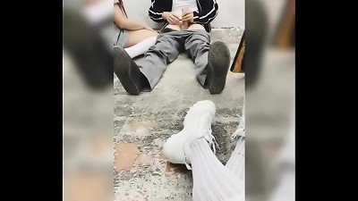 student dame Films When Her friend deepthroats pecker to college girl dude at College, They shag too! VOL 2