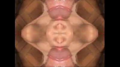 Reversed and mirrored jizz shot compilation