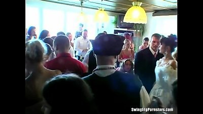 Wedding hoes are plowing in public