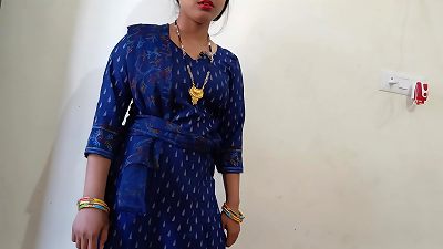 warm indian desi village maid was painfull sex on dogy fashion in clear Hindi audio
