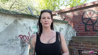 GERMAN SCOUT - enormous titties elder JULIA tempt TO ass-fuck AT STREET casting IN BERLIN FOR CASH